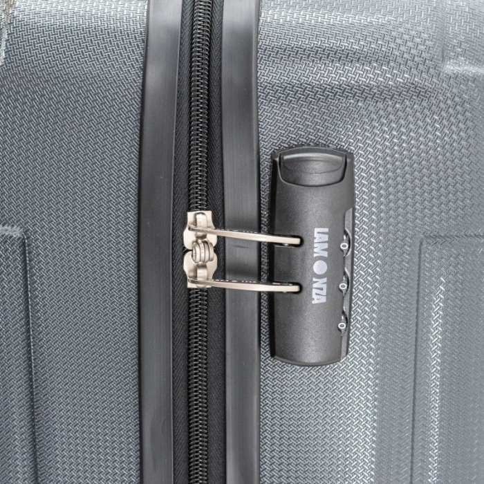 Troler mediu CAPRI  68 cm, ABS super usor, Gri inchis [5]
