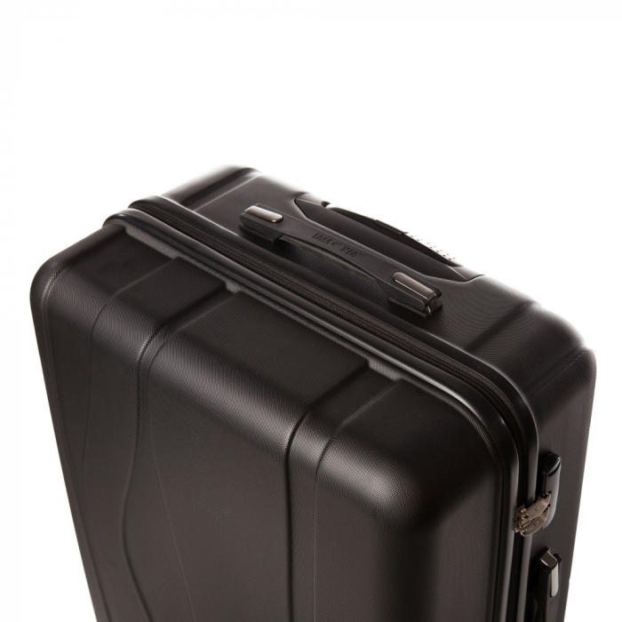 Troler mediu Civic 68 cm, Lamonza, ABS, Negru [4]