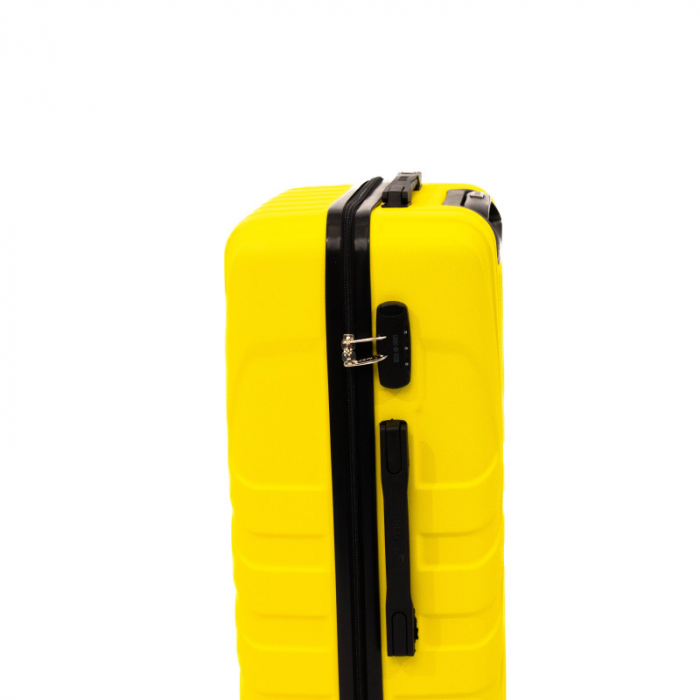 Troler mediu Malibu 65 cm, Lamonza, ABS, Galben [5]