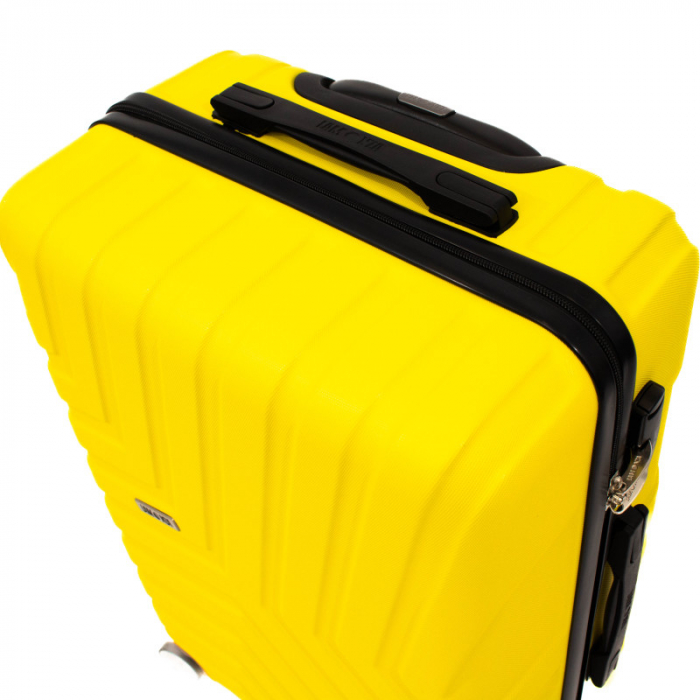 Troler mediu Malibu 65 cm, Lamonza, ABS, Galben [6]