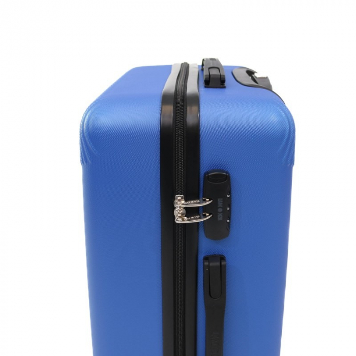 Troler mediu Melody 64 cm, Lamonza, ABS, Albastru [5]