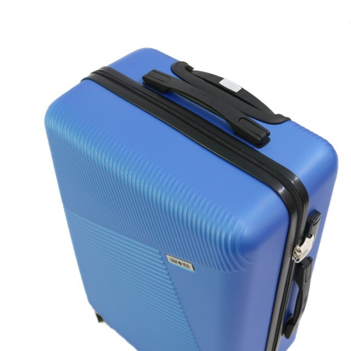 Troler mediu Melody 64 cm, Lamonza, ABS, Albastru [6]