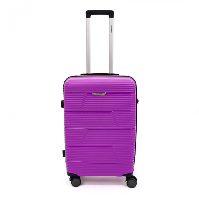 Troler mediu Reno 64 cm, Lamonza, material PP, Mov [2]