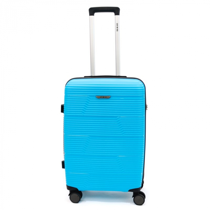 Troler mediu Reno 63 cm, Lamonza, material PP, Turcoaz [2]