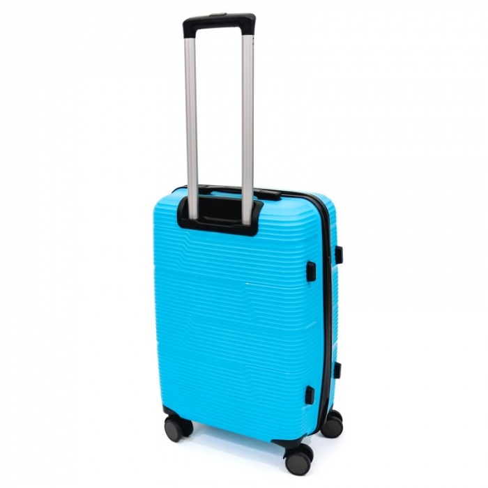 Troler mediu Reno 63 cm, Lamonza, material PP, Turcoaz [8]