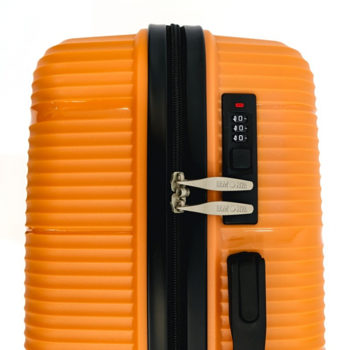 Troler mediu Reno 64 cm, Lamonza, material PP, Portocaliu [6]
