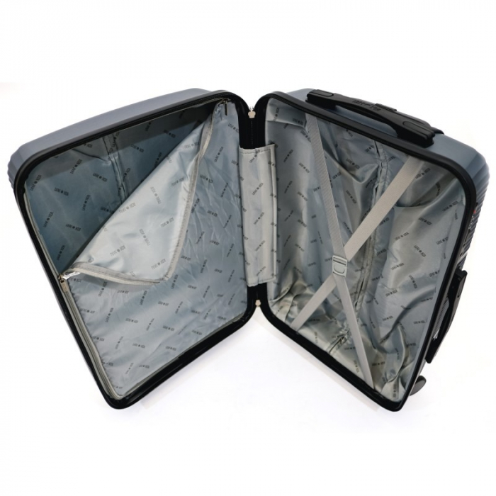 Troler mediu Reno 64 cm, Lamonza, material PP, Gri [11]