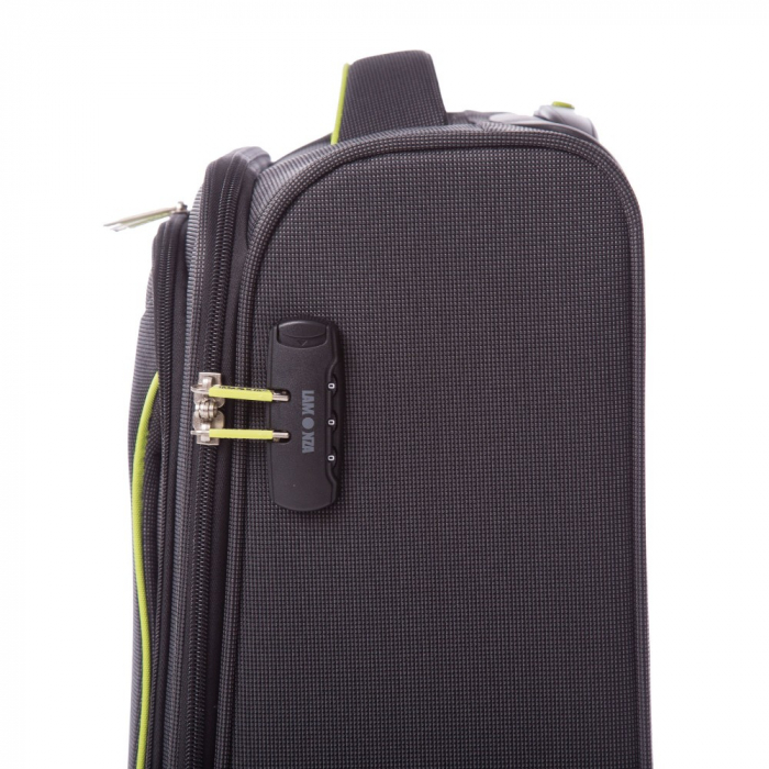 Troler mic CRUISE gri inchis cu verde 55 cm [3]