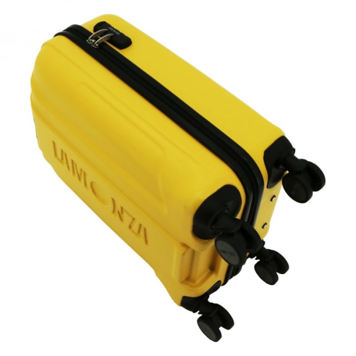 Troler mic Glamour 55 cm Lamonza, ABS flexibil, Galben [3]