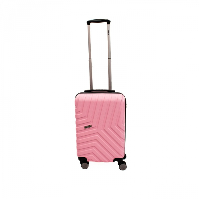 Troler mic Malibu 55 cm, Lamonza, ABS, Roz pudra [2]