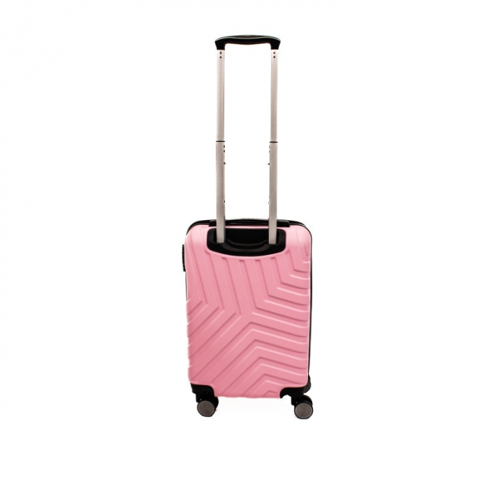 Troler mic Malibu 55 cm, Lamonza, ABS, Roz pudra [8]