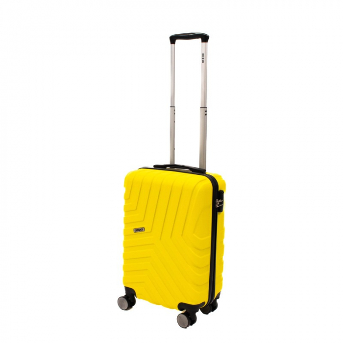 Troler mic Malibu 55 cm, Lamonza, ABS, Galben [1]
