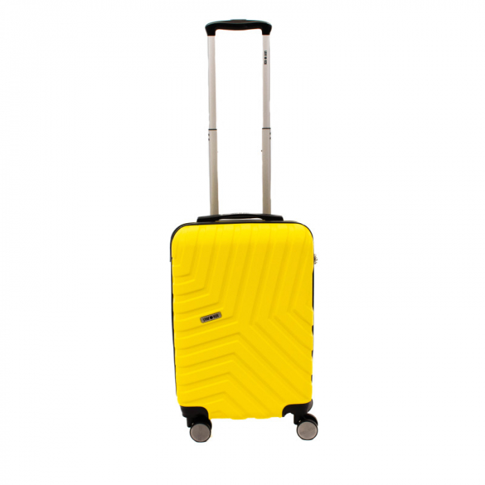 Troler mic Malibu 55 cm, Lamonza, ABS, Galben [3]