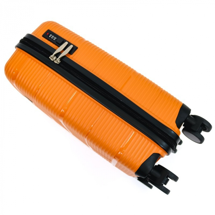 Troler mic Reno 55 cm, Lamonza, material PP, Portocaliu [3]