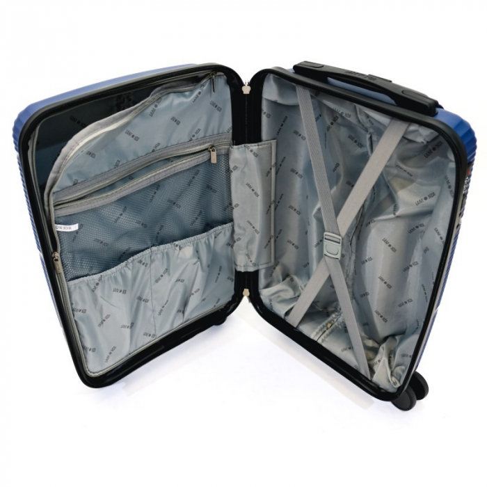 Troler mic Reno 55 cm, Lamonza, material PP, Bleumarin [4]