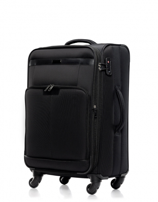 Troler  South 55cm, Mirano, Poliester, Negru [5]
