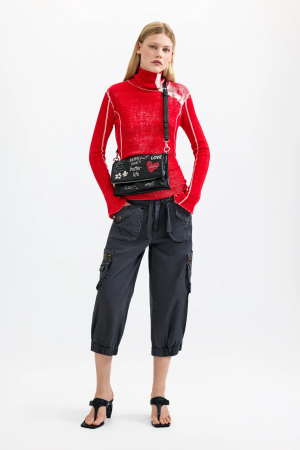 Geanta de dama crossbody Desigual, seria Wow Murano - Negru [2]