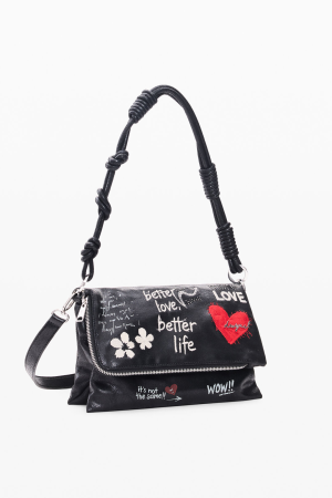Geanta de dama crossbody Desigual, seria Wow Murano - Negru [1]