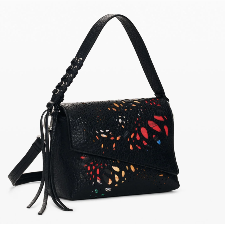 Posete - Geanta umar/crossbody dama, Desigual seria Notus Print Phuket - Negru