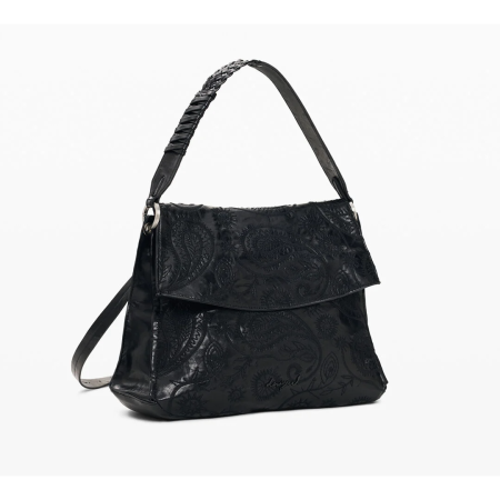 Rucsacuri - Rucsac si geanta 2 in 1 dama Desigual, cu imprimeu seria Sirico Posadas, Negru