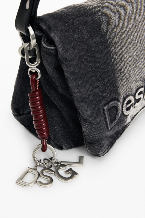 Geanta de dama crossbody  Desigual, seria Half Logo D - Gri inchis [1]