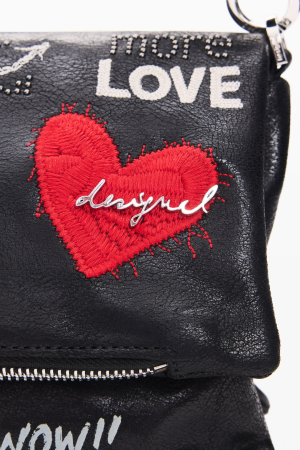 Geanta de dama crossbody Desigual, seria Wow Murano - Negru [5]