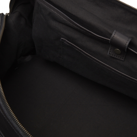 Geanta voiaj din piele naturala, The Chesterfield Brand, Lorenzo, Negru [3]