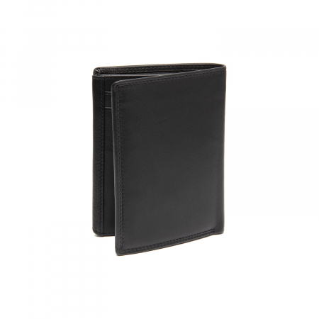Portofel barbati, The Chesterfield Brand, cu protectie anti scanare RFID, din piele naturala, Leroy, Negru [7]