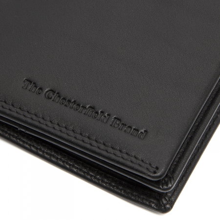 Portofel barbati din piele naturala, The Chesterfield Brand, Vincent, cu protectie anti scanare RFID, Maro inchis [1]