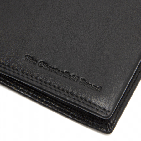 Portofel barbati, The Chesterfield Brand, cu protectie anti scanare RFID, din piele naturala, Hanson, Negru [1]