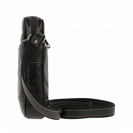 Borseta de barbati din piele naturala moale, model 028, Maro mat [1]