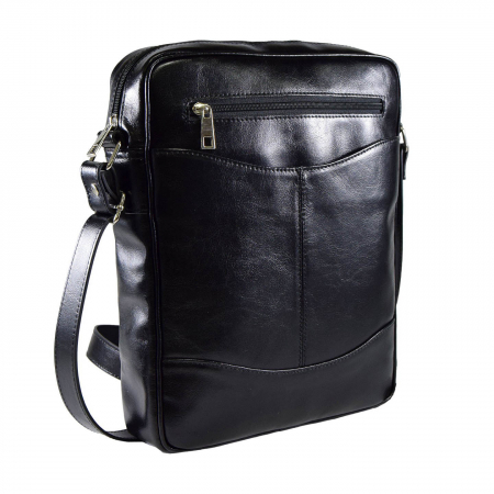 Borsete - Borseta de barbati din piele naturala, model 029, Negru