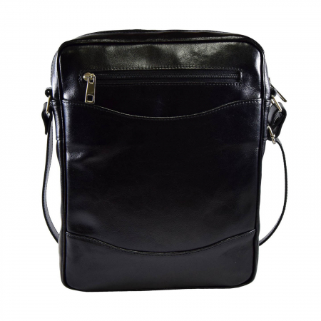 Borseta de barbati din piele naturala, model 029, Negru [3]