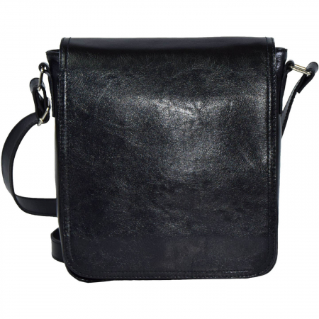 Borseta de barbati din piele naturala, model 04, Negru [1]