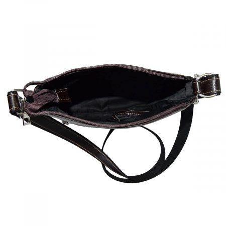 Borseta de barbati din piele naturala moale, model 056, Maro mat [4]