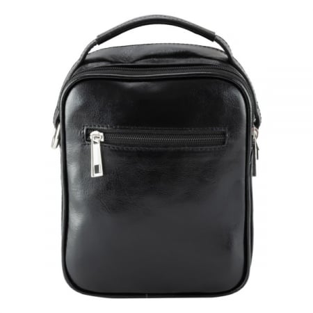 Borseta de barbati din piele naturala moale, model 071, Negru [2]