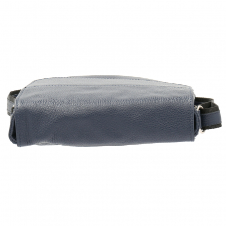 Borseta de barbati din piele naturala moale, model S02, Bleumarin [5]