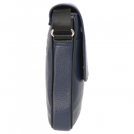 Borseta de barbati din piele naturala moale, model S02, Bleumarin [3]