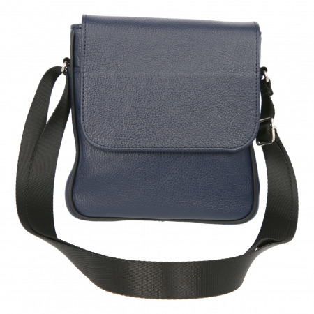 Borseta de barbati din piele naturala moale, model S02, Bleumarin [1]