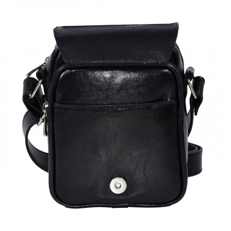 Borseta de barbati din piele naturala, model 03, Negru [3]