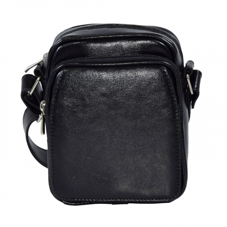 Borseta de barbati din piele naturala, model 03, Negru [1]