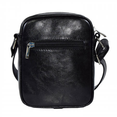 Borseta de barbati din piele naturala, model 03, Negru [2]