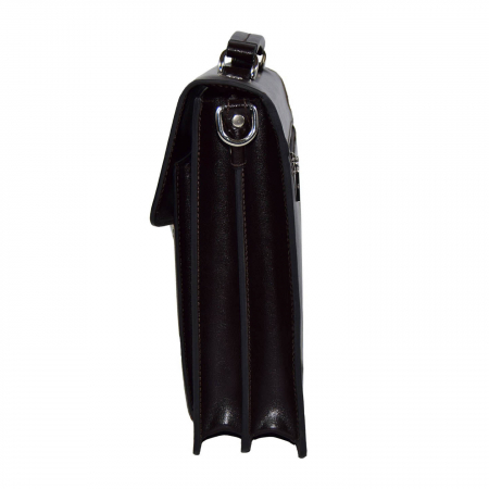 Borseta de barbati din piele naturala, model 040, Maro inchis [2]