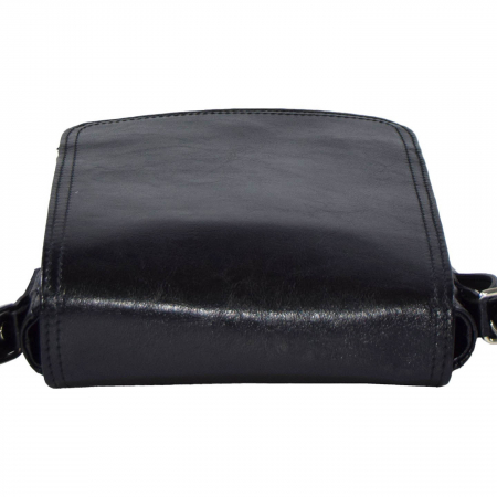 Borseta de barbati din piele naturala, model 05, Negru [5]