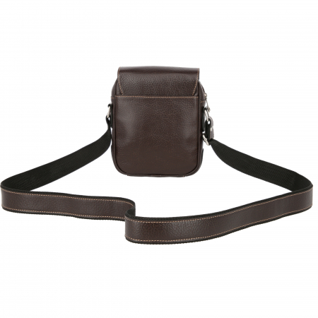 Borseta de barbati din piele naturala moale, model 067, Maro mat [6]