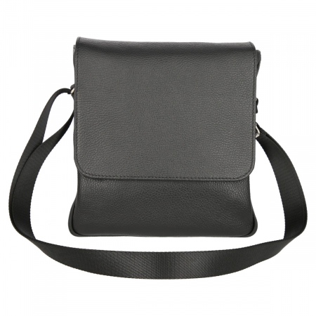 Borseta de barbati din piele naturala moale, model S01, Negru [5]