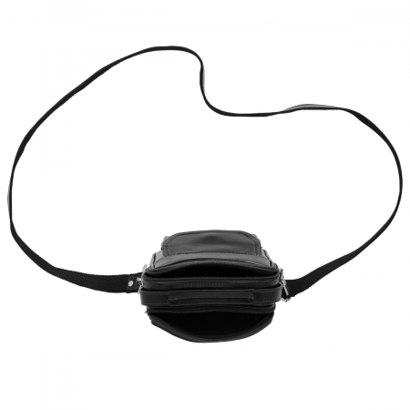 Borseta de barbati din piele naturala, model 065, Negru [5]