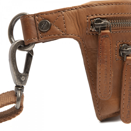 Borseta (marsupiu) de brau din piele naturala, The Chesterfield Brand, Toronto, Maro coniac [7]