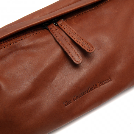 Borseta (marsupiu) de brau si umar  The Chesterfield Brand, din piele, model Kruger, Maro coniac [2]