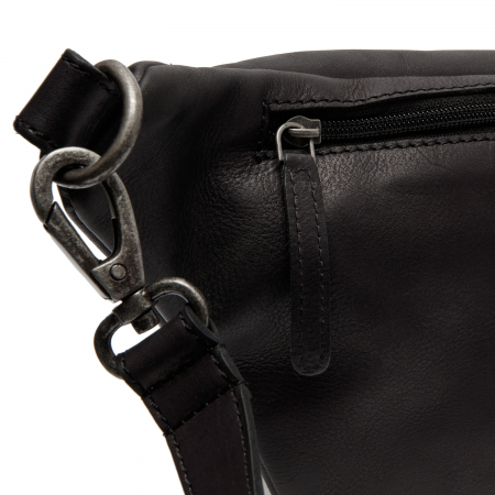 Borseta (marsupiu) de brau si umar  The Chesterfield Brand, din piele, model Kruger, Negru [4]
